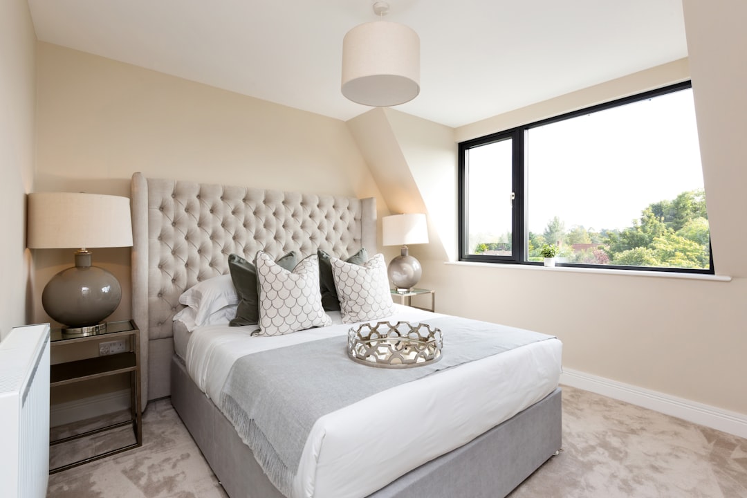 Living room with view